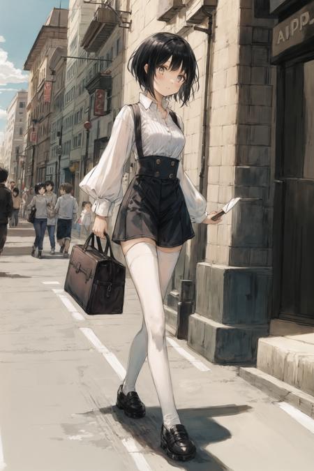 00042-4294371580-masterpiece,best quality,1girl,short black hair,city,street,small breasts,people.png